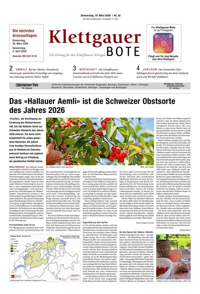 Klettgauer Bote 2026-03-19