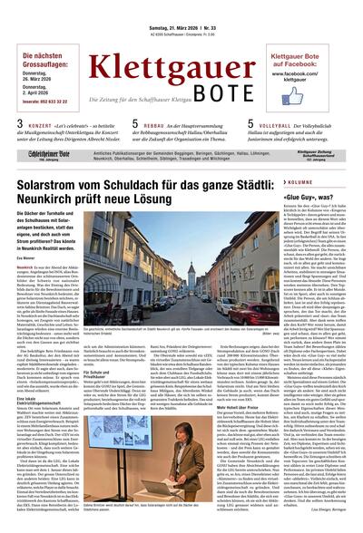 Klettgauer Bote 2026-03-21