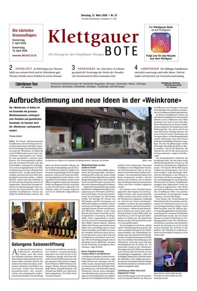 Klettgauer Bote 2026-03-31