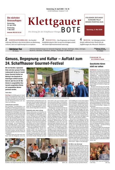 Klettgauer Bote 2026-04-23