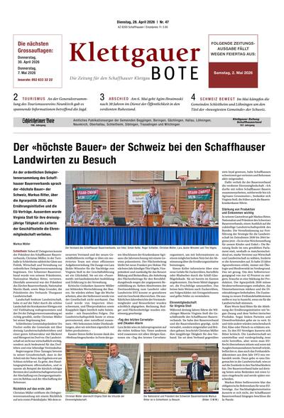 Klettgauer Bote 2026-04-28
