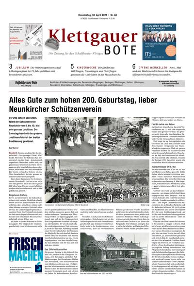 Klettgauer Bote 2026-04-30