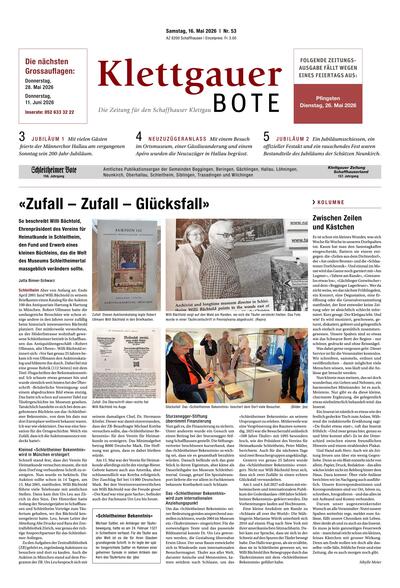 Klettgauer Bote 2026-05-16