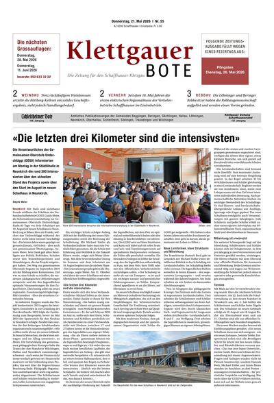 Klettgauer Bote 2026-05-21