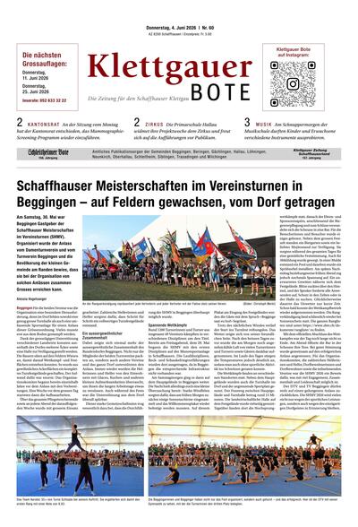 Klettgauer Bote 2026-06-04