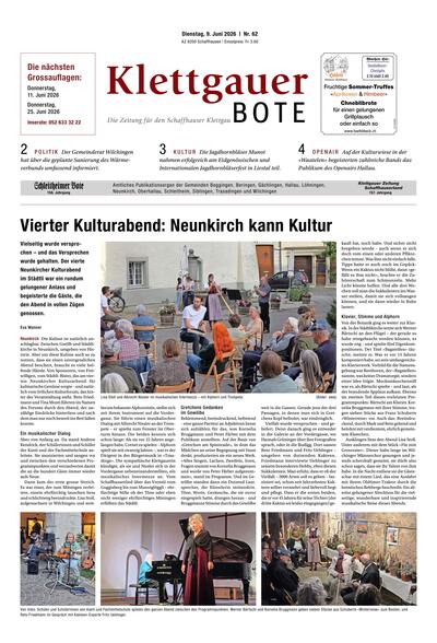 Klettgauer Bote 2026-06-09