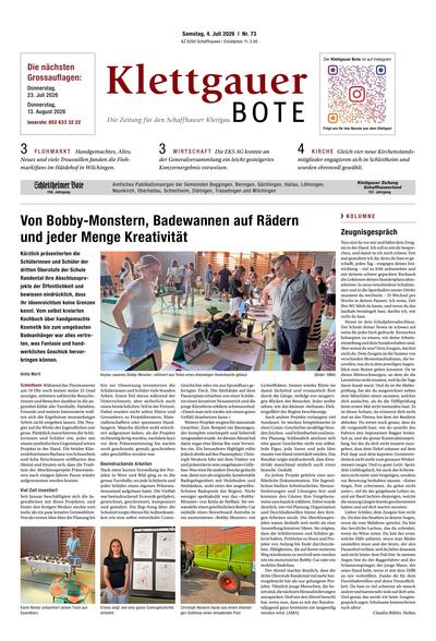 Klettgauer Bote 2026-07-04