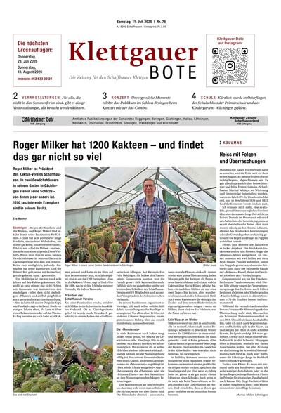 Klettgauer Bote 2026-07-11
