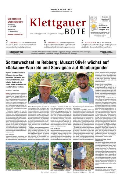 Klettgauer Bote 2026-07-14