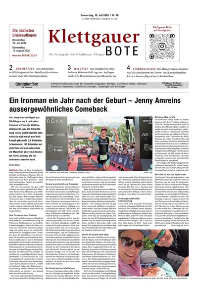 Klettgauer Bote 2026-07-16