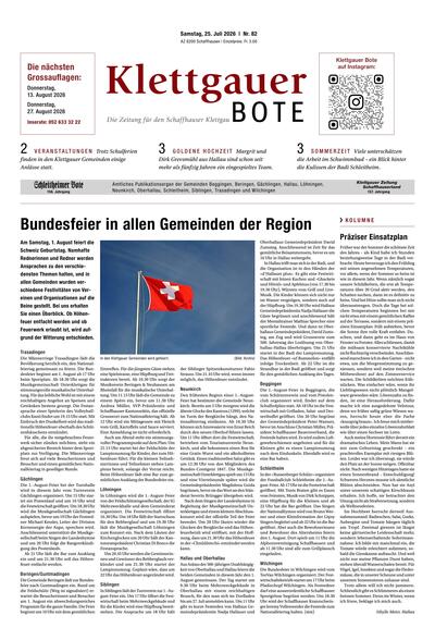 Klettgauer Bote 2026-07-25