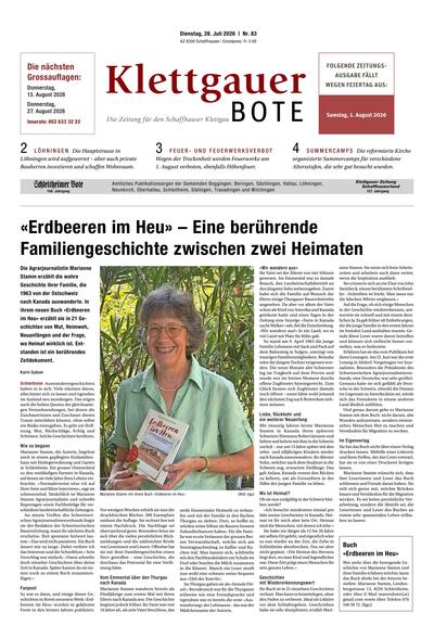 Klettgauer Bote 2026-07-28