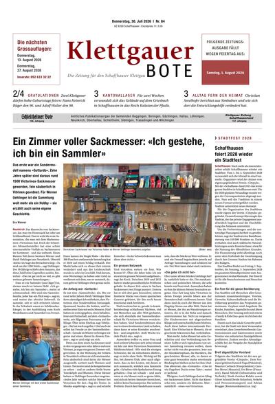 Klettgauer Bote 2026-07-30