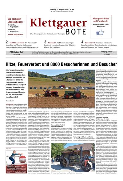 Klettgauer Bote 2026-08-11
