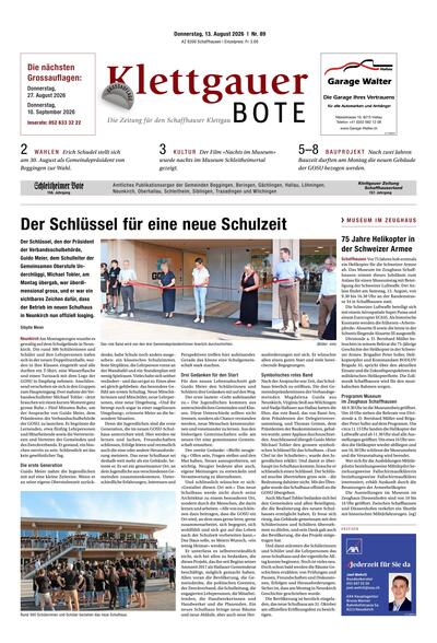 Klettgauer Bote 2026-08-13