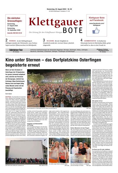 Klettgauer Bote 2026-08-20