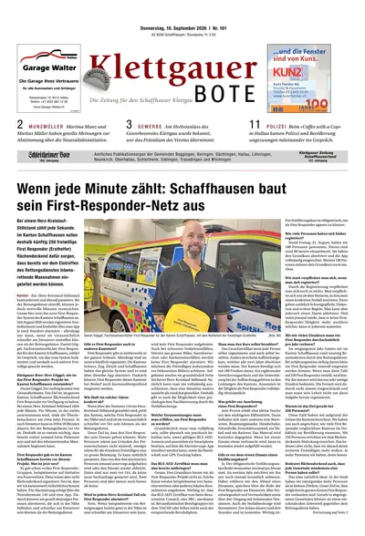 Klettgauer Bote 2026-09-10