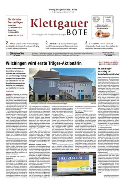 Klettgauer Bote 2026-09-22