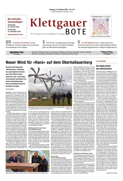 Klettgauer Bote 2026-10-10